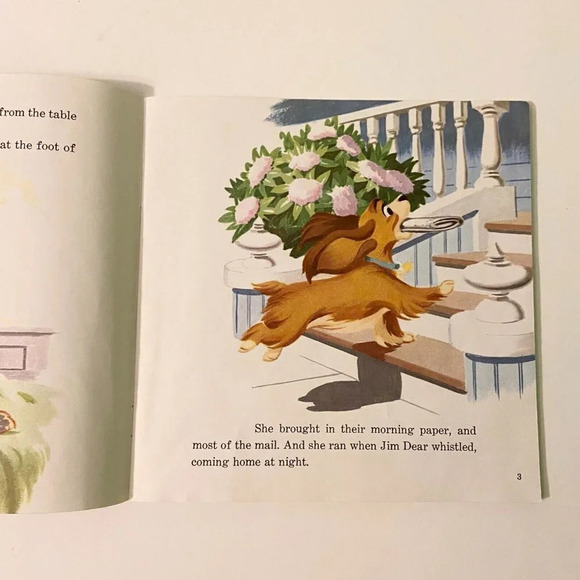 Vintage 1965 Disney Lady  and the Tramp 7 Inch Record and Book - Picture 8 of 15